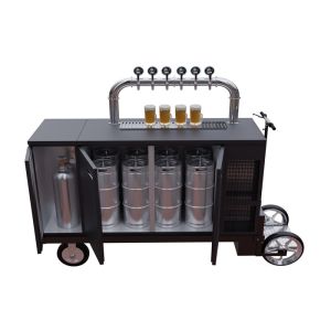 Customized Electric Beer Scooter Cart For Marketing, Vending And Distribution