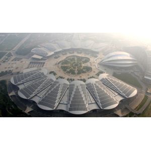 Large Scale No PID Bifacial Solar Panels Ground Solar Systems For Solar Power