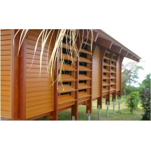 Dimensional Stability Safe WPC House With Prefabricated LVL Board Frame