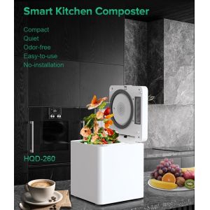 2.5 Liters Smart Kitchen Composter Eco Friendly Biological With Induction Motor