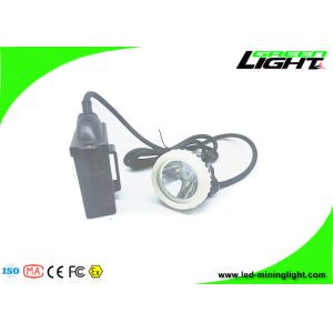 Cheap 10000Lux LED Miners Cap Lamp Rechargeable Lithium Battery 1.67W 6600mAh ABS PC Waterproof for sale