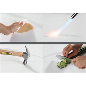 Modern Boss Study White Wooden Standing Computer Desk with Lift Top and Electric