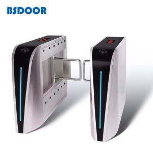 Swipe Card Smart Access Control Electronic 70w Swing Barrier Turnstile
