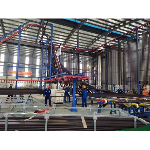 Electrostatic Spraying Own Powder Supply Center Vertical Powder Coating Line Of