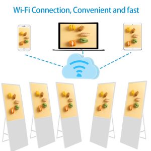 49in Portable Digital Signage Billboard 70KHZ