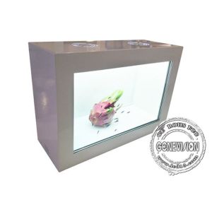 HD 32 Inch Transparent Lcd Showcase Advertising Player For Cloth Store /