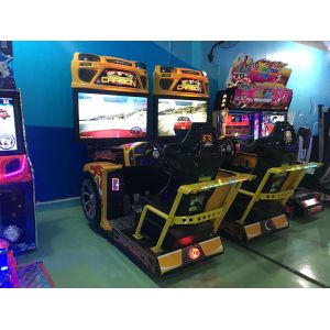 Car Racing Simulator / Arcade Car Racing Machine Indoor Console Game