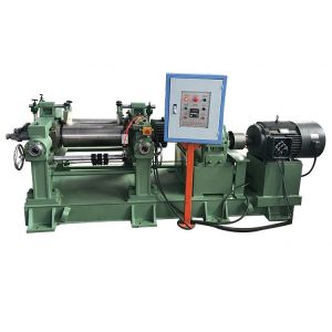 China Rubber Compound Two Roll Mill with Blue Green Red Yellow Color Weight KG 1000 KG on sale