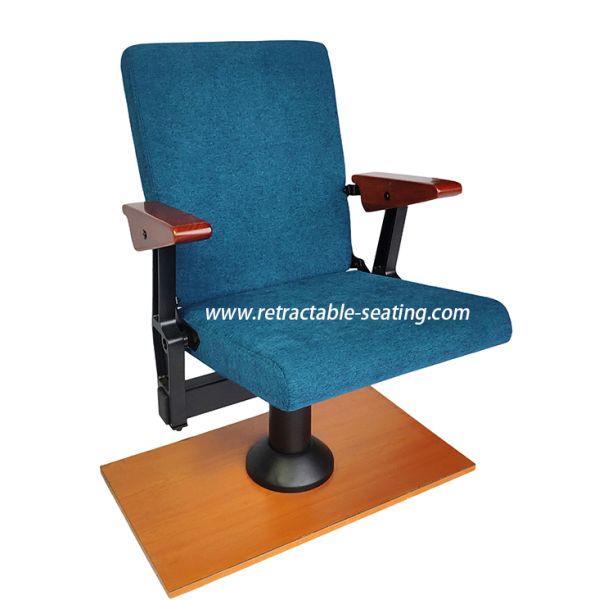 Fire Retardant Fabric Fixed Stadium Seating Upholstered Theater Seating