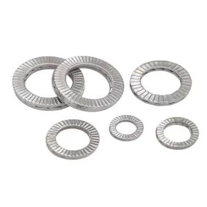 M10 AISI ANSI A4 80 SUS Stainless Steel Finish Double Fold Self Locking Washer