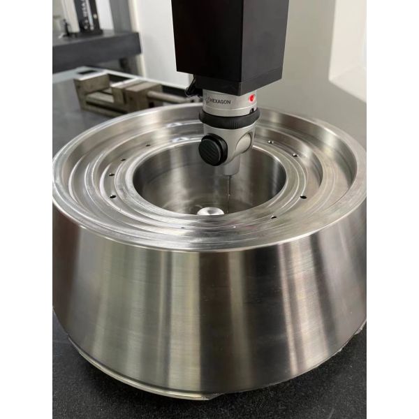 Stainless Steel CNC Machining Services with Caliper Inspection DWG Drawing