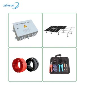On Grid Solar Panel Power System Ground Mounting 12KW 15KW For Home