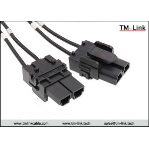 Molex SD-42816-0212 to European terminals customized cable assembly