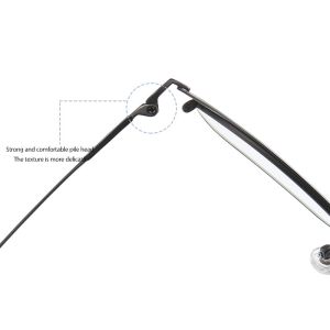 OEM Titanium Frame Glasses Anti Allerg Corrosion Resistant For Men