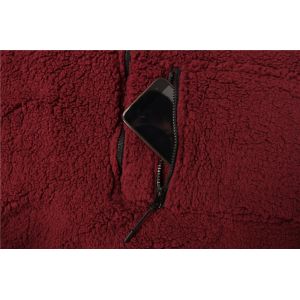 Ladies 100% Polyester 1/4 Zipper Casual Pullover Apparel