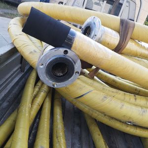 Flexible Dredging Ceramic Hose Pipe And Bends Rubber Lined