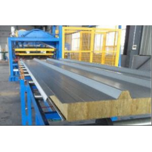 Edge Milling Mineral Wool Rock Wool Sandwich Panel Line
