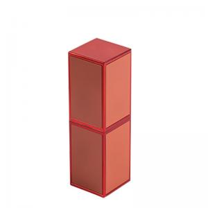 Cheap 3.5g Luxurious Lip Balm Tubes Cranberry Red ABS Empty Lipstick Containers for sale