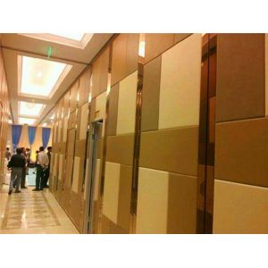 Floor To Ceiling Office Sliding Partition Wall Removable Track And Wheels