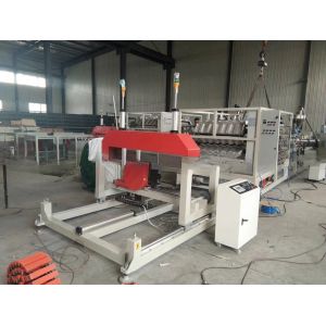 UV Coating Multilayer PVC Roof Tile Line 25m X 2.5m X 2.5m Machine Dimension for