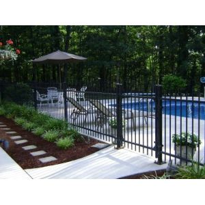 Swimming Pool Perimeter Wire Mesh Security Fencing Curving Top For Kids