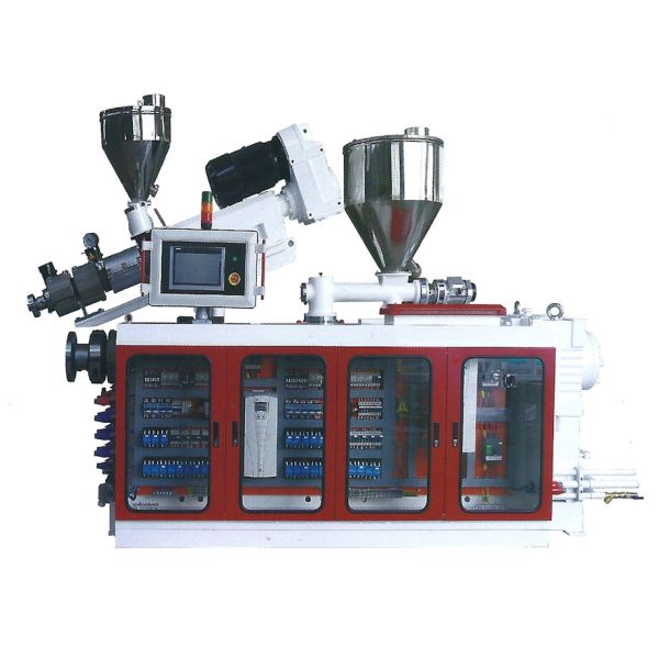 Co Extruder Plastic Pipe Production Line Single Screw Customized Design Profile