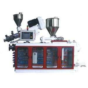Buy cheap Co Extruder Plastic Pipe Production Line Single Screw Customized Design Profile from wholesalers