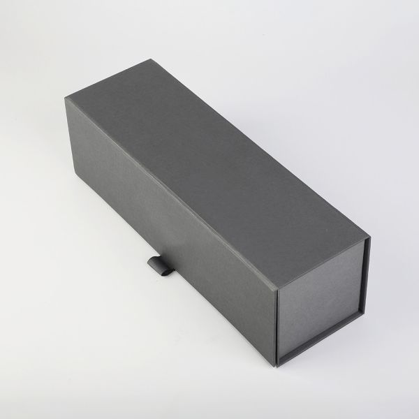 Quality Flat Pack FCS Single Wine Bottle ODM Cardboard Box With Magnetic Closure wholesale