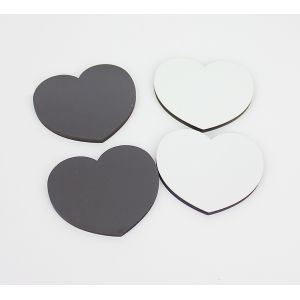 Wholesale Heart Shape 60x54mm Sublimation Blank Fridge Magnet for Household