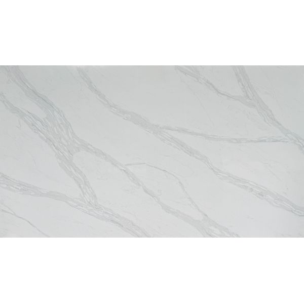 Quality OLK7063 New Style Calacatta With Natural Grain Pattern Book Match Quartz Surface wholesale