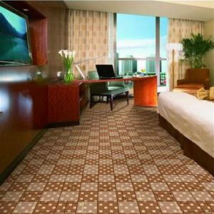 Flat Wave Modern Home Carpet / Luxury Wall To Wall Carpet Antistatic Function