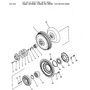 Turbine Assy 144-13-11511 1441311511 144-13-11522 1441311522 for D65A D75A