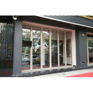China 5mm 1.55mm Aluminium Bifold Doors For Architecture on sale