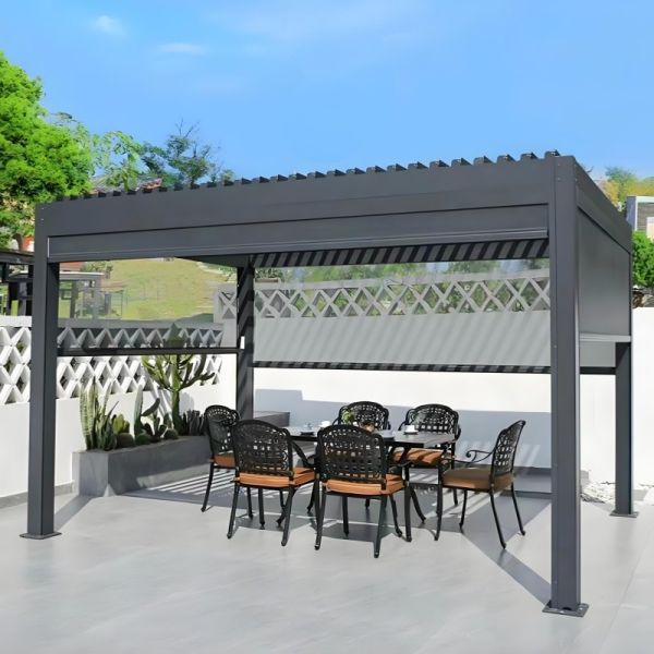 Quality Electric Smart Aluminum Louvered Pergola with Safe Stable and Durable Material wholesale