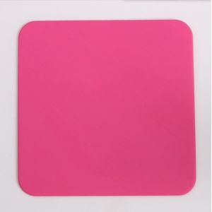 Square Colorful Silicone Non-slip Drink Coasters Cup Pad Mat for Hot and Cold