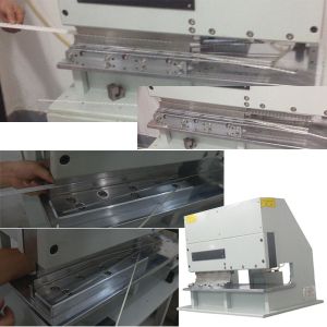 PCB Depaneling Machine with Linear Blades Motorized Unlimited Length