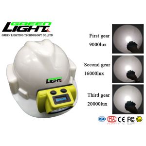 ABS Case 348lum 25000lux 2.96W LED Miners Cap Lamp