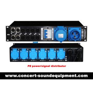 P8 P4 Power / Signal Distributor For Line Array Speaker Systems In Concert And Living Event