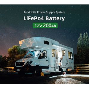 Built-in BMS ABS PC Black Lithium LiFePO4 Cylindrical Battery Cell for Home