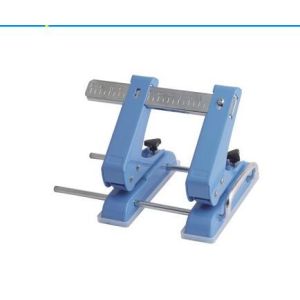 Blue Color 18 sheets metal adjsutbale 2 holes paper puncher with Ruler