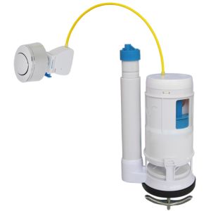 Flush Valve Cable Control With Chrome Plated Push Button Dual Flush From Xiamen