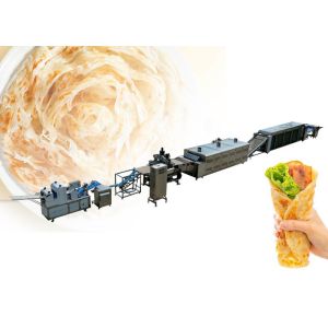 3600 Pcs/Hour Automatic Chapati Making Equipment With Touch Screen