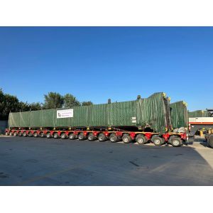 Customized Axle Modular Lowbed Trailer Hydraulic Semi Trailer 8 Axles