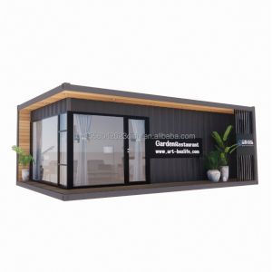 30ft Portable Wooden Container House Durable Steel Structure for Marine