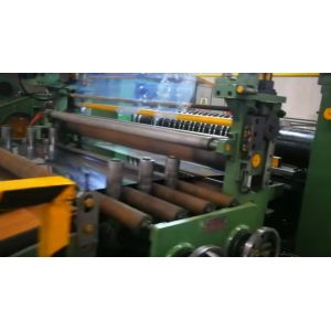 Galvanized Steel Slitting Line High Speed 380V 50hz 3HP 180M Every Min