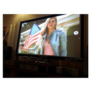 Huge Cinema Size 3D Projection Screen 150 Inch Flat Fixed Frame Wall Mounted 16