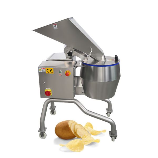 12 Cutting Stations Centrifugal Potato Chips Slice Cutting Machine With