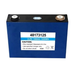 Prismatic Lipo4 Battery Cell 3.2V 100Ah 48173125 Rechargeable Lifepo4 Prismatic