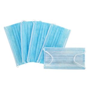 Personal Protective Earloop Face Mask , Melt Blown Fabric Disposable Face Mask