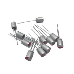 Cheap Advanced 6.3*9 Solid Oxide Electrolyzer 820UF/6.3V Aluminum Electrolytic Capacitors for sale